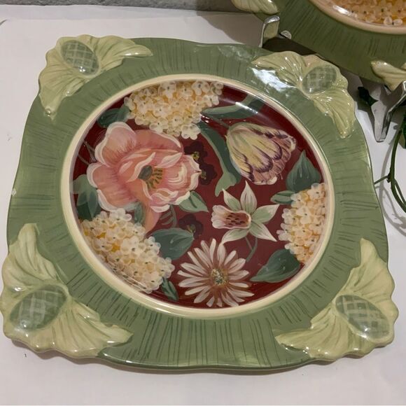 COPY - Certified International Pamela Gladding Dinner Plate Hand Painted Floral… - Picture 3 of 11